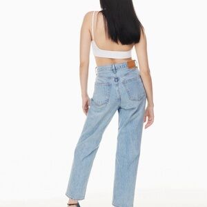 Denim Forum Joni High Rise Loose 29L  inseam 28”| Aritzia | US 24 | 100%Cotton